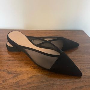 Zara mules with mesh inserts